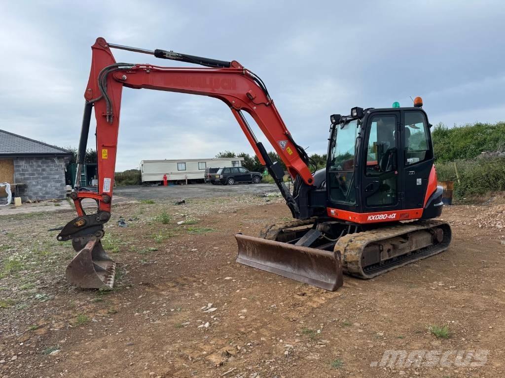 Kubota KX 080-4 Midi-gravemaskiner 7t - 12t