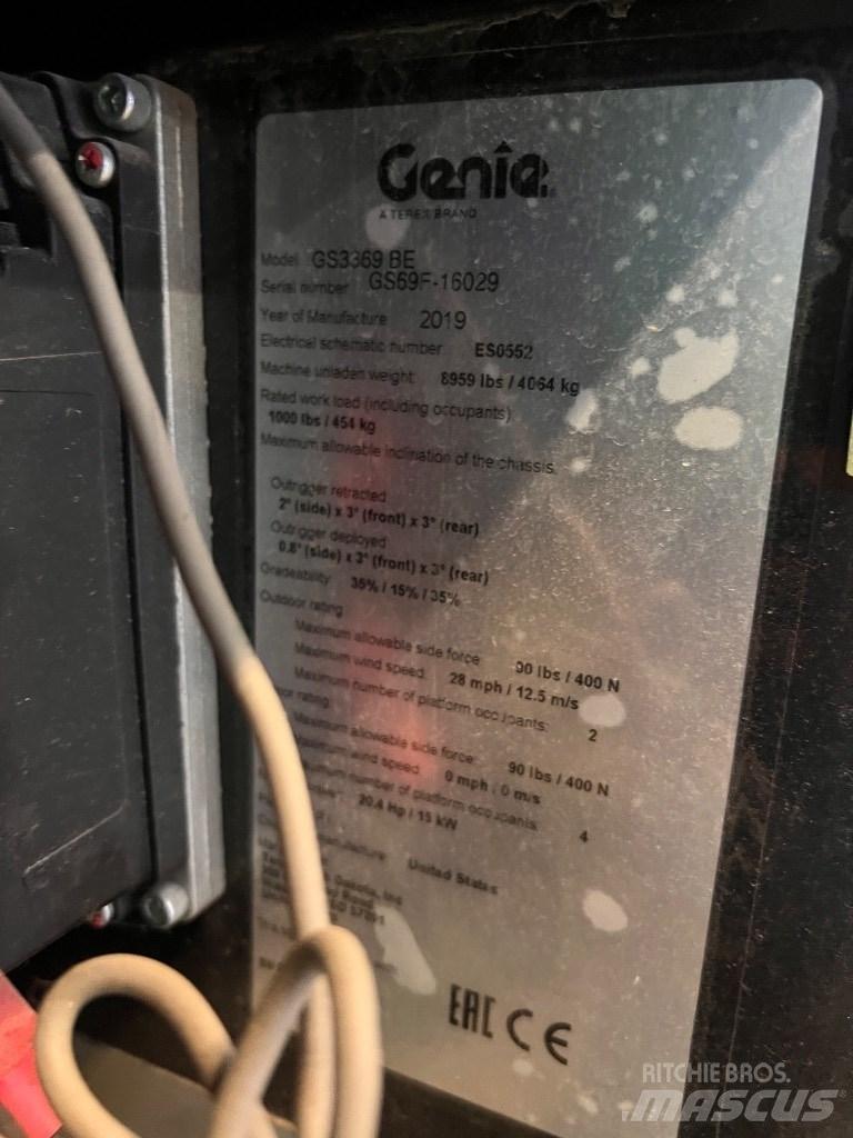 Genie GS 3369 BE Saxlifte