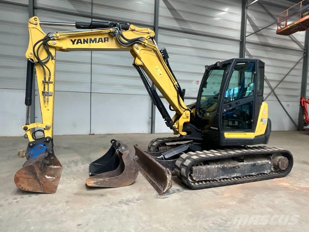Yanmar SV 100 - 2A - 2PB Midi-gravemaskiner 7t - 12t