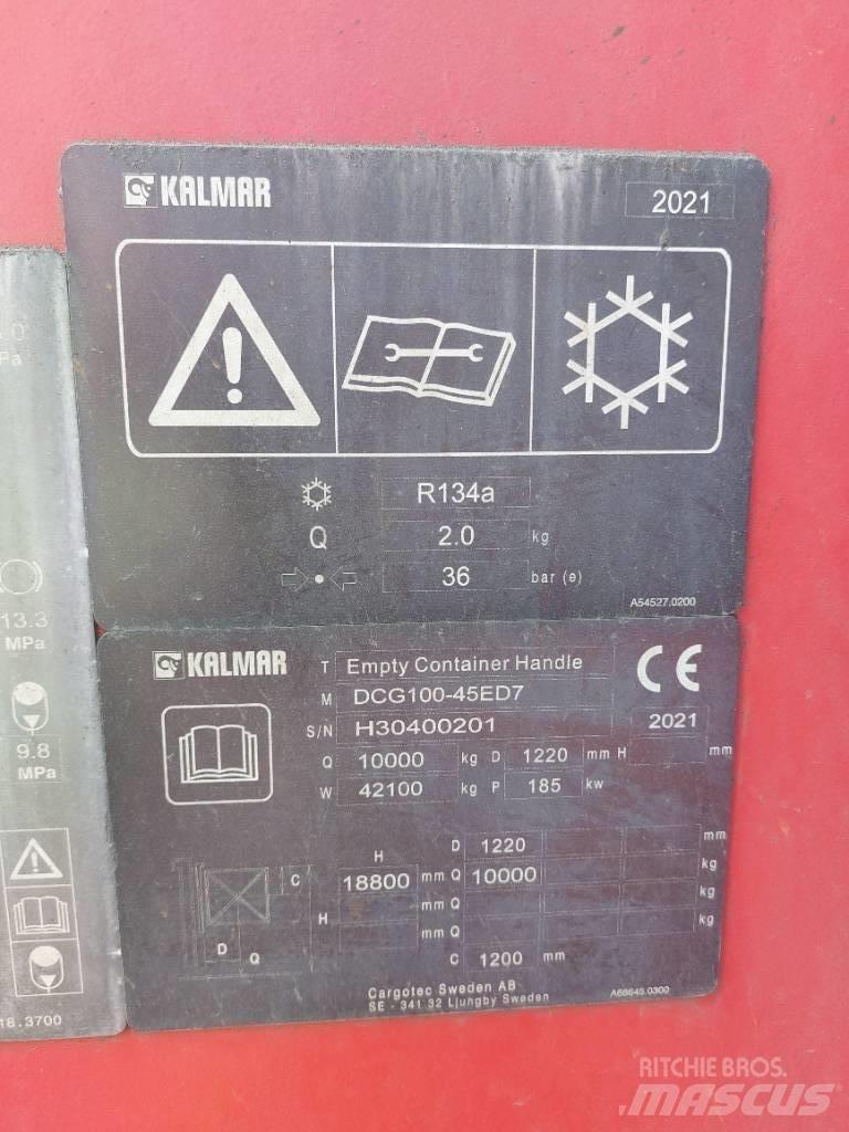 Kalmar DCG100-45ED7 Gaffeltruck til containerhåndtering