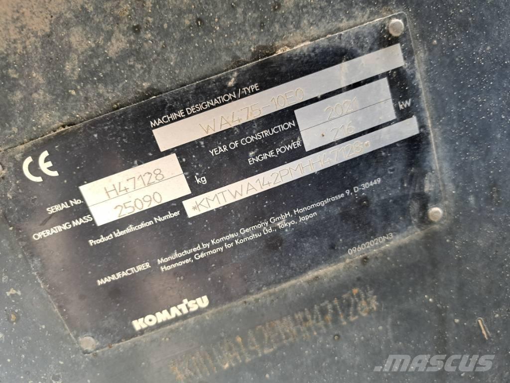 Komatsu WA475-10E0 Læssemaskiner på hjul
