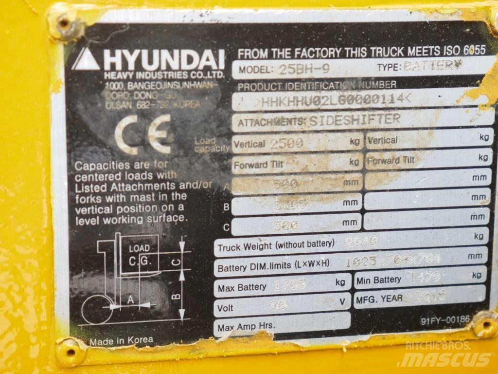 Hyundai 25 BH-9 El gaffeltrucks