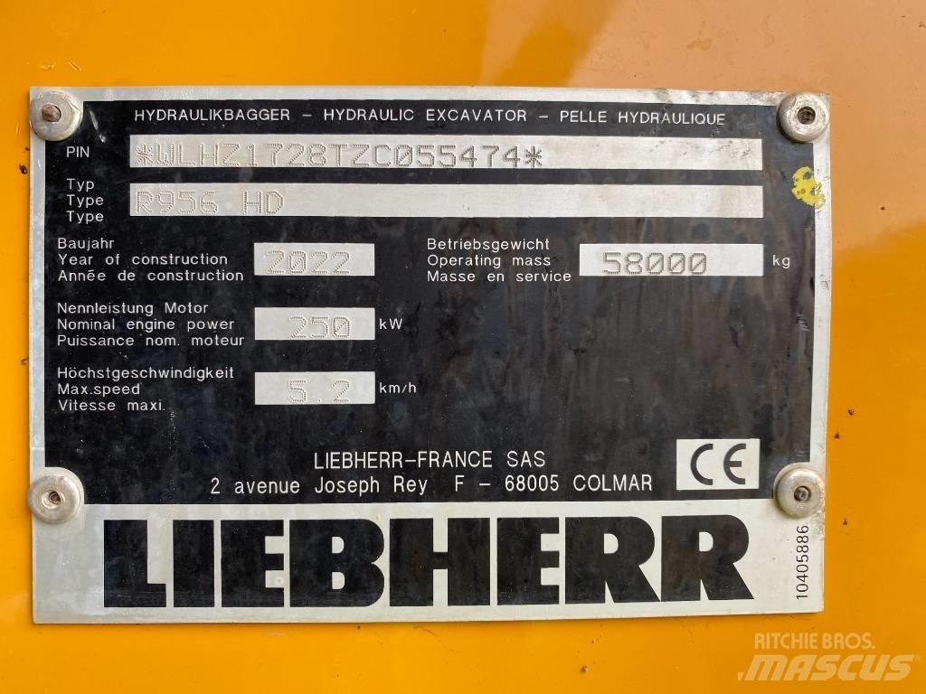 Liebherr R 956 HD Gravemaskiner på larvebånd