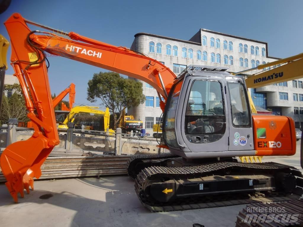 Hitachi EX 120 Gravemaskiner på larvebånd