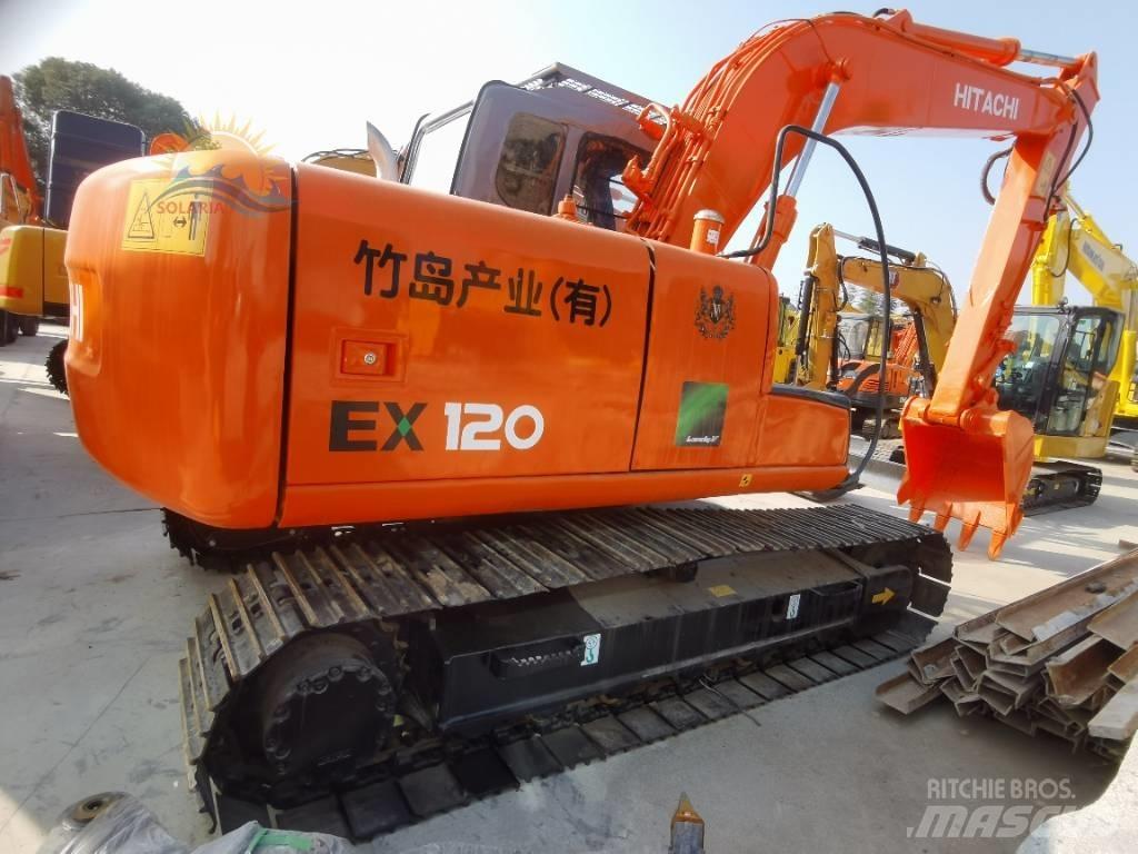 Hitachi EX 120 Gravemaskiner på larvebånd