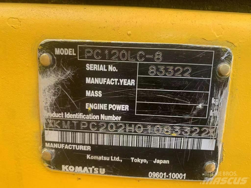 Komatsu PC 120-8 Midi-gravemaskiner 7t - 12t