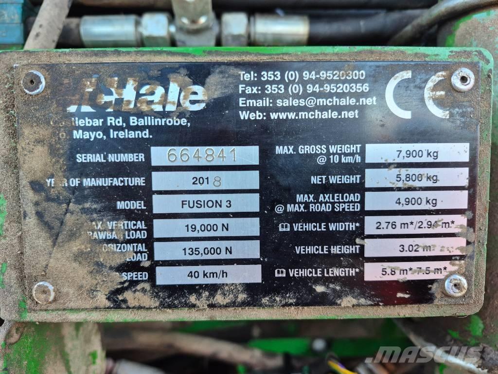 McHale Fusion 3 Rundballe-pressere