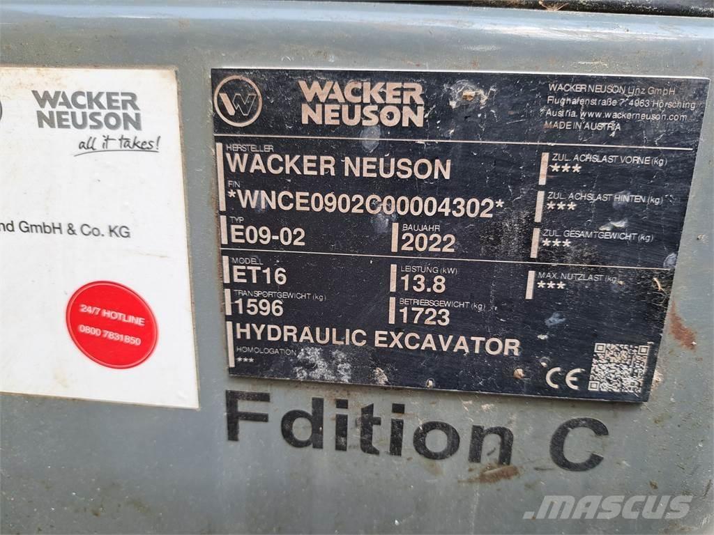 Wacker Neuson ET16 Gravemaskiner på larvebånd