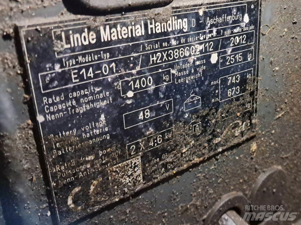 Linde E14-01 El gaffeltrucks