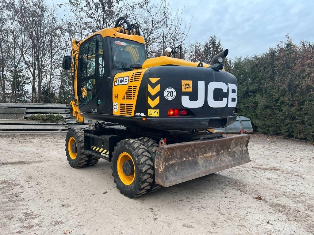 JCB JS 145 W+ TT4i Gravemaskiner på hjul