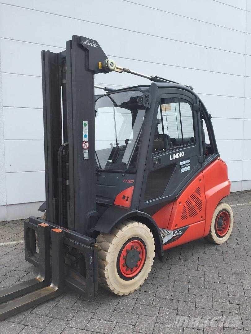 Linde H50T LPG gaffeltrucks