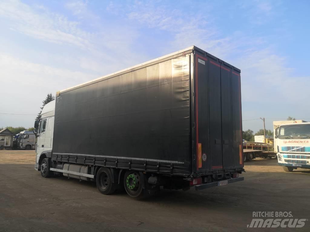DAF XF 480 6x2 Jumbo Lastbil - Gardin