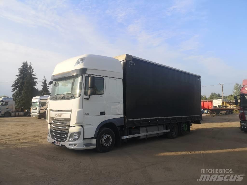 DAF XF 480 6x2 Jumbo Lastbil - Gardin