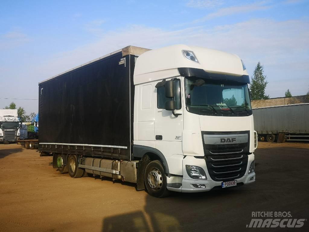 DAF XF 480 6x2 Jumbo Lastbil - Gardin