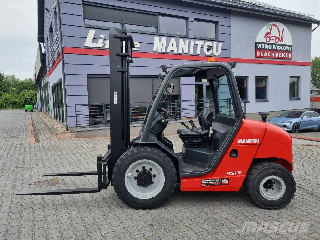 Manitou MSI 25 T Terrængående gaffeltruck