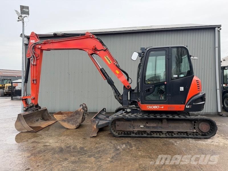 Kubota KX 080-4 Midi-gravemaskiner 7t - 12t