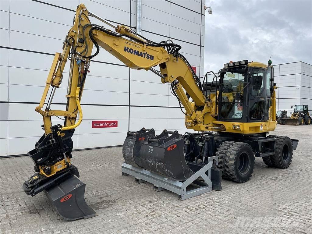 Komatsu PW118MR-11 Gravemaskiner på hjul