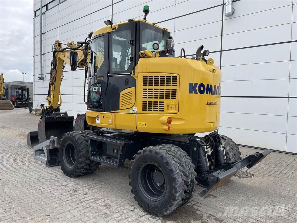 Komatsu PW118MR-11 Gravemaskiner på hjul