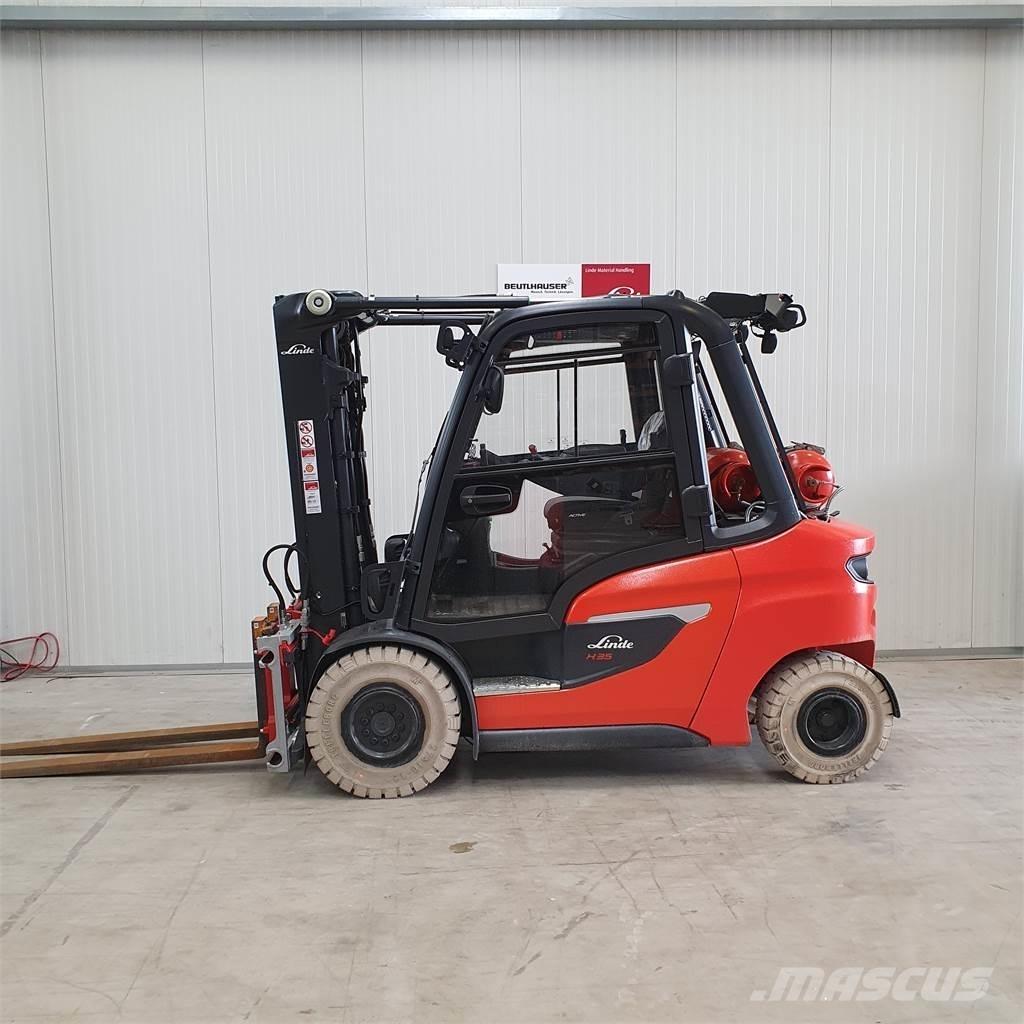 Linde H35T LPG gaffeltrucks