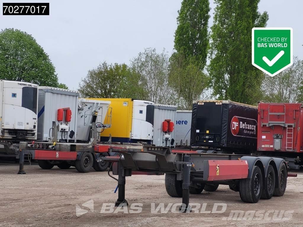 Van Hool 3 axles Semi-trailer med containerramme
