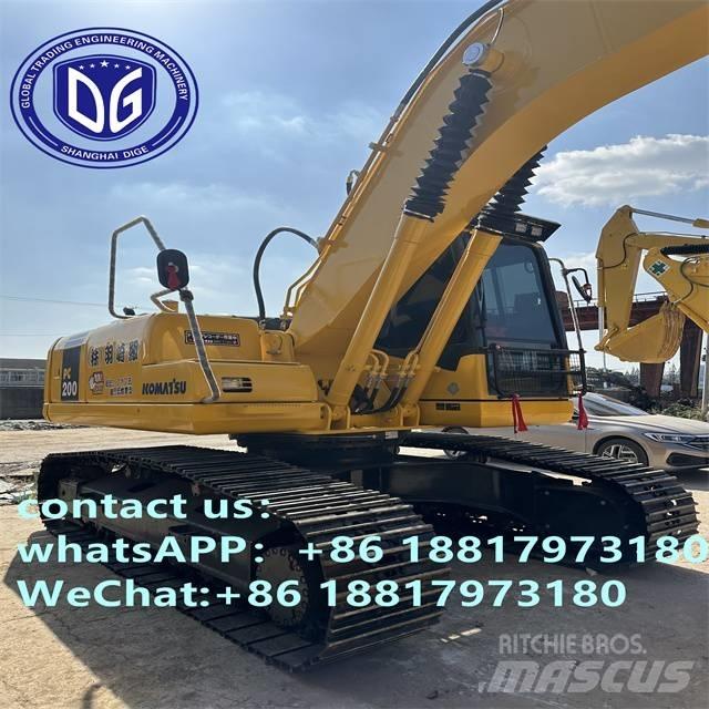 Komatsu PC 200-7 Gravemaskiner på larvebånd
