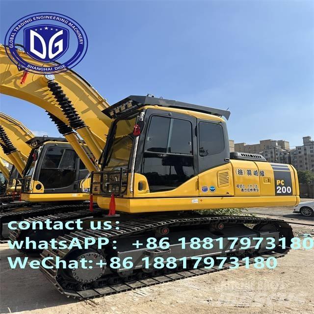 Komatsu PC 200-7 Gravemaskiner på larvebånd