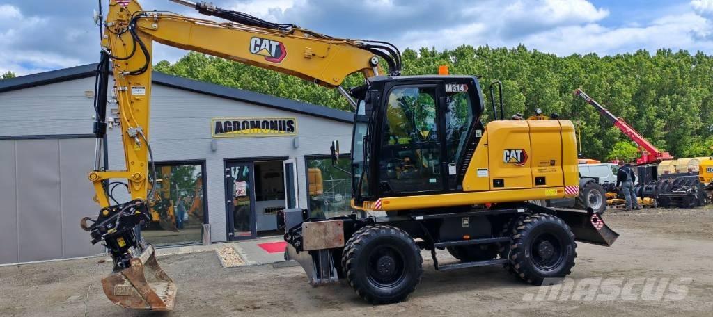 CAT 314 Gravemaskiner på hjul