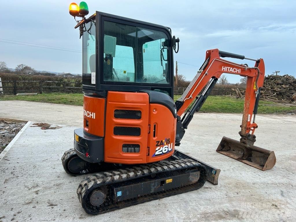 Hitachi ZX 26 U-6 Minigravemaskiner