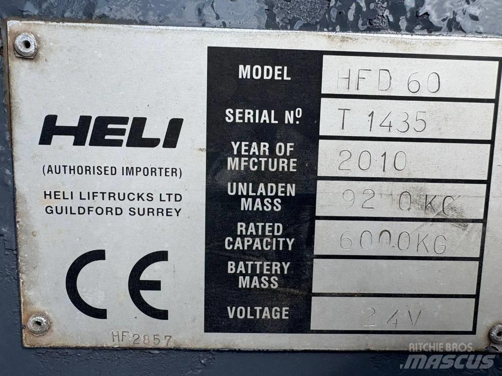 Heli HFD60 Diesel gaffeltrucks