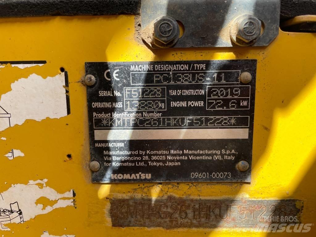 Komatsu PC 138 US-11 Gravemaskiner på larvebånd