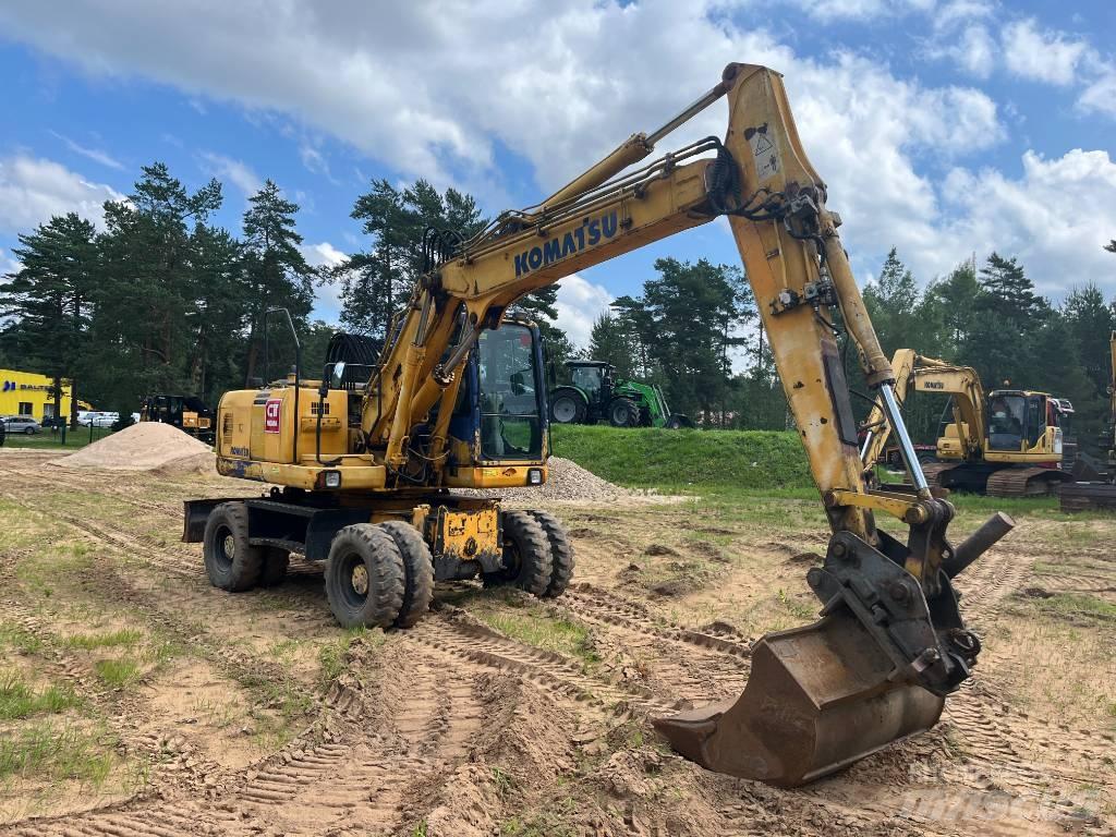 Komatsu PW 160 ES-7K Gravemaskiner på hjul
