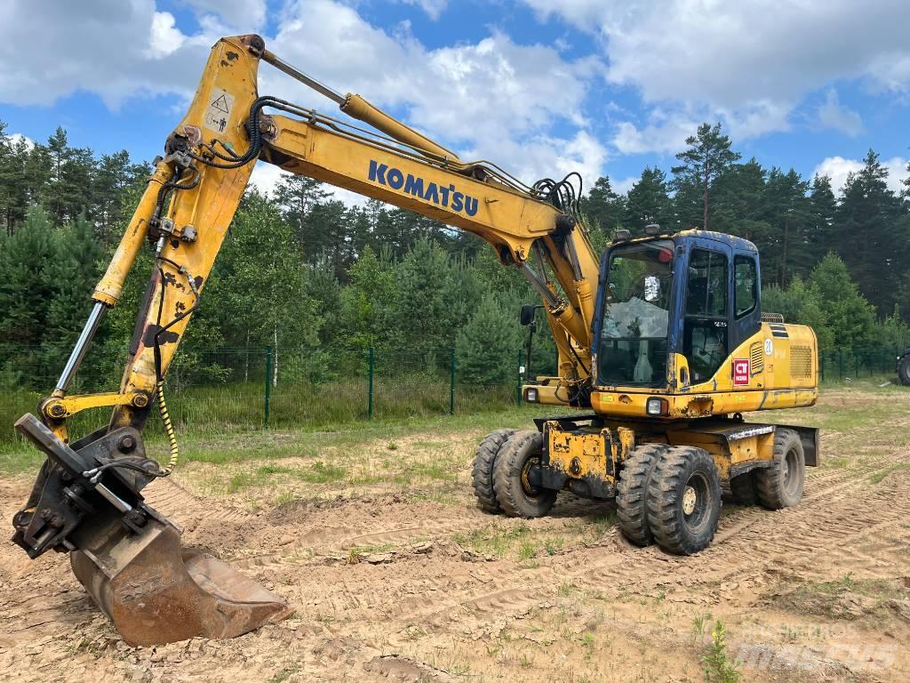 Komatsu PW 160 ES-7K Gravemaskiner på hjul