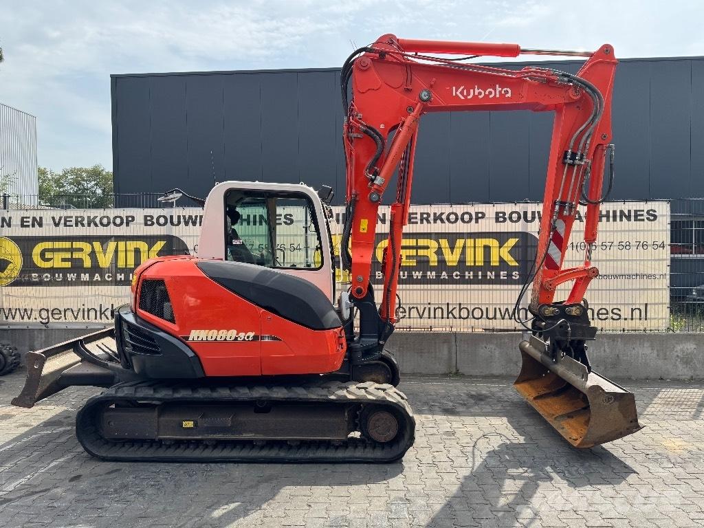 Kubota KX 080-3 A Midi-gravemaskiner 7t - 12t