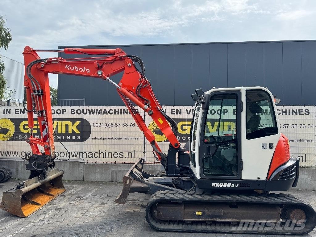 Kubota KX 080-3 A Midi-gravemaskiner 7t - 12t
