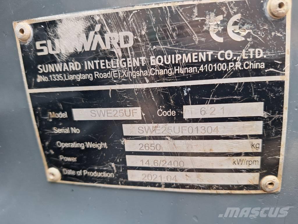 Sunward SWE 25 UF Minigravemaskiner