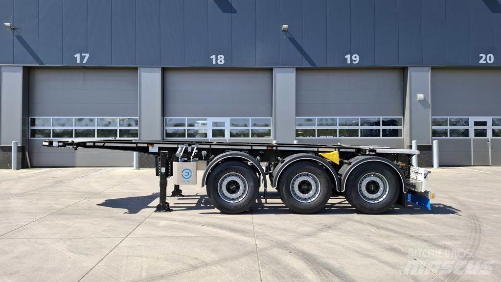 D-tec CC-20-3-T Semi-trailer med containerramme