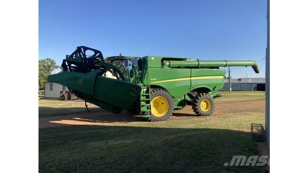 John Deere S 670 Mejetærskere