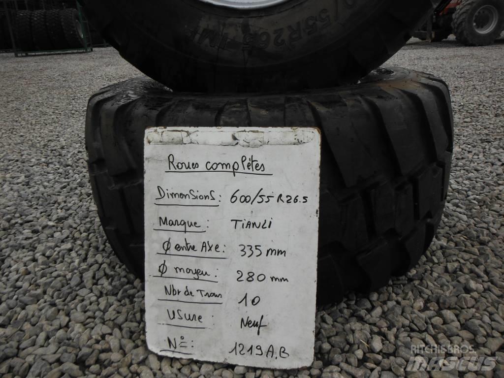 TIANLI 600/55R26.5 Hjul, Dæk og Fælge