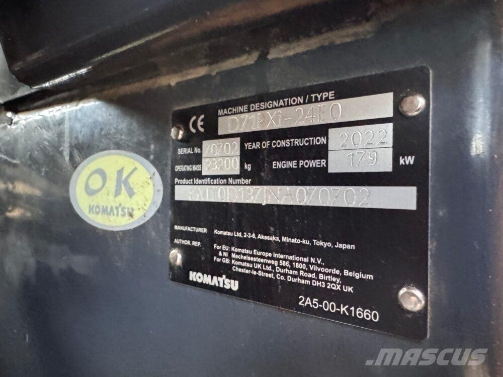 Komatsu D71 PXi-24EO Bulldozer på larvebånd