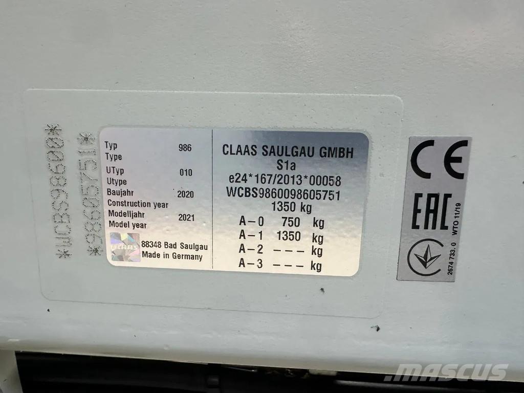 CLAAS Liner 2700 Hømaskiner