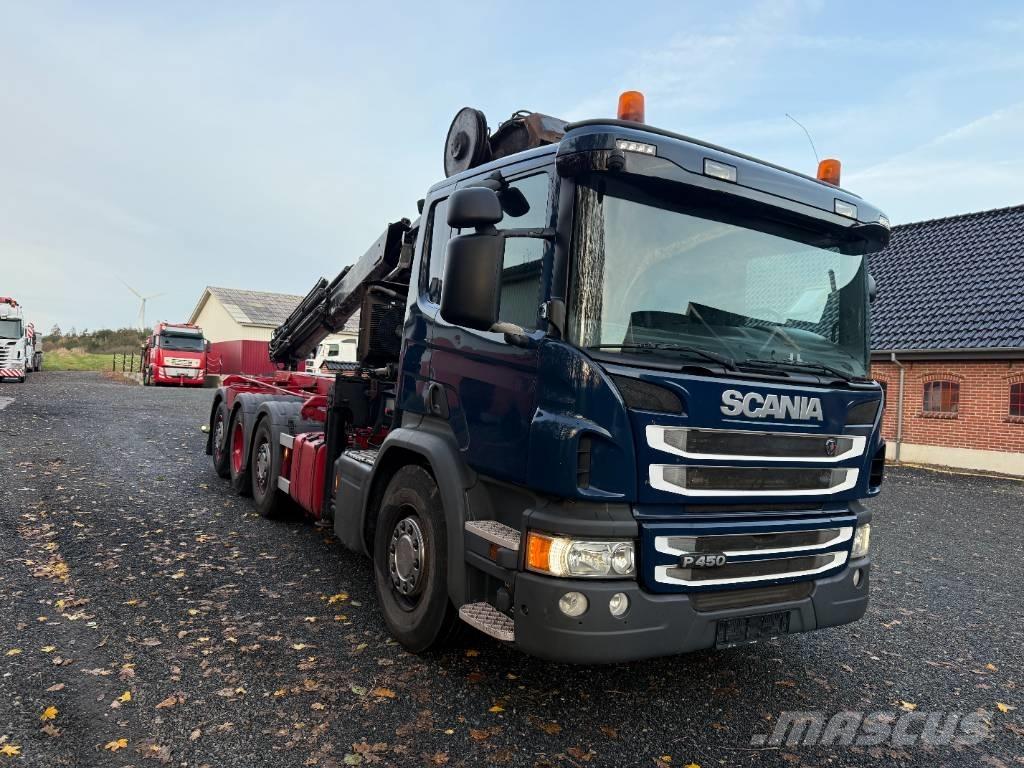Scania P450 8x2/4 Demonterbare/wirehejs lastbiler