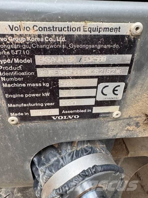 Volvo ECR58D Minigravemaskiner