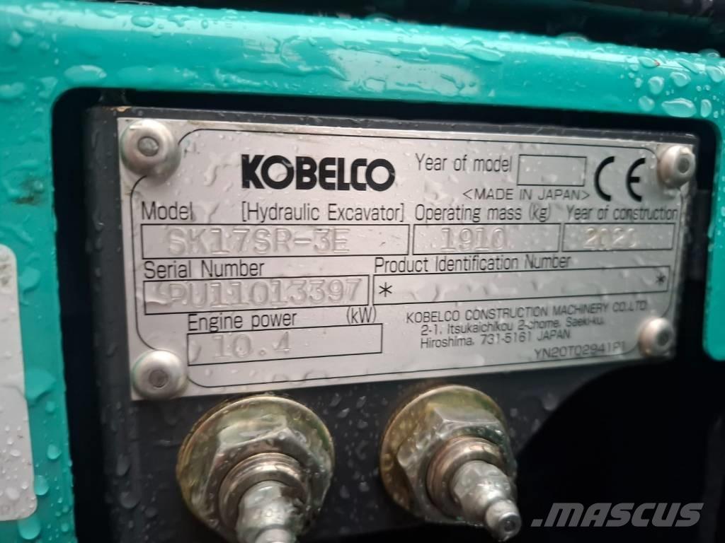 Kobelco SK 17 SR-3E Minigravemaskiner