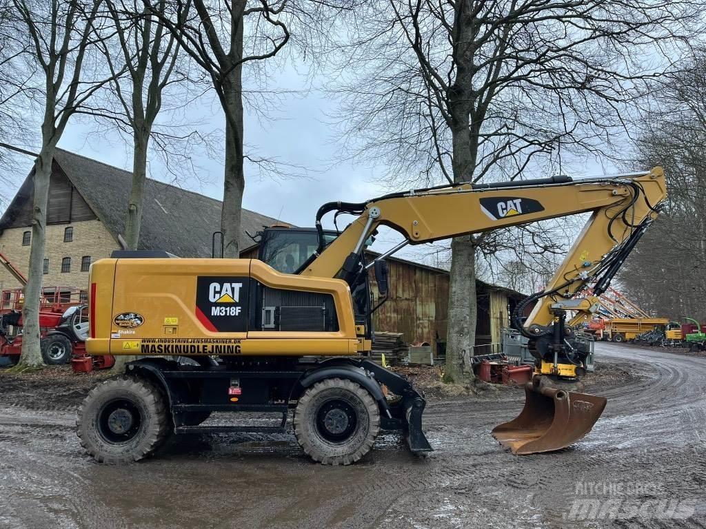 CAT M 318 F Gravemaskiner på hjul