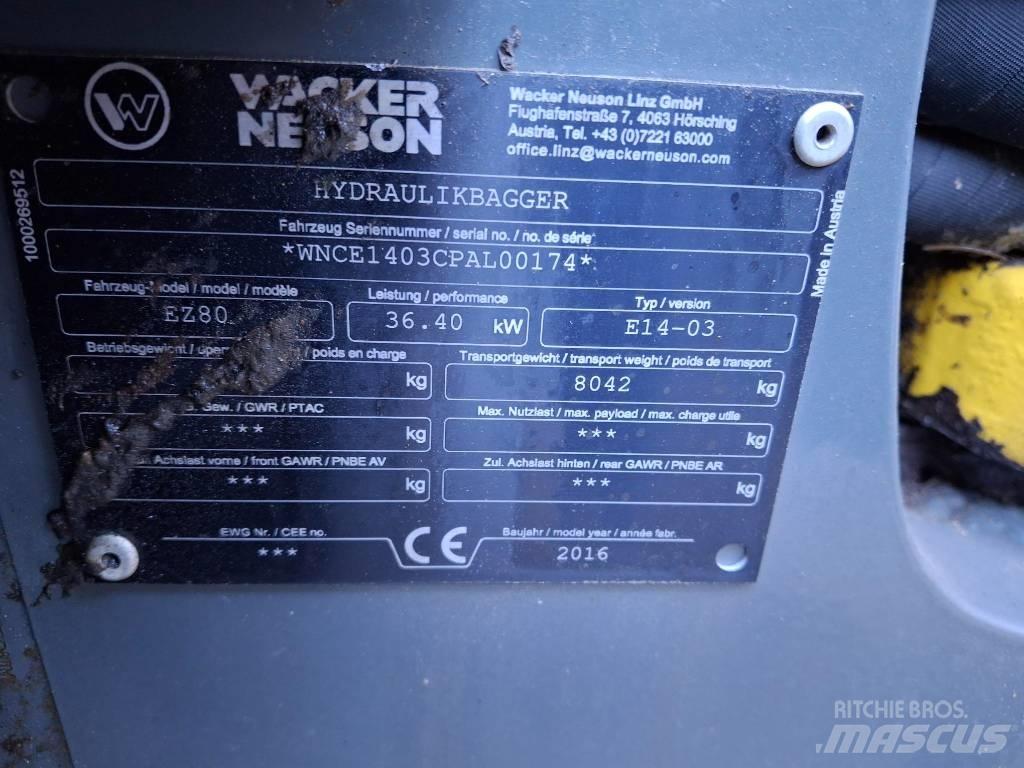 Wacker Neuson EZ 80 Midi-gravemaskiner 7t - 12t