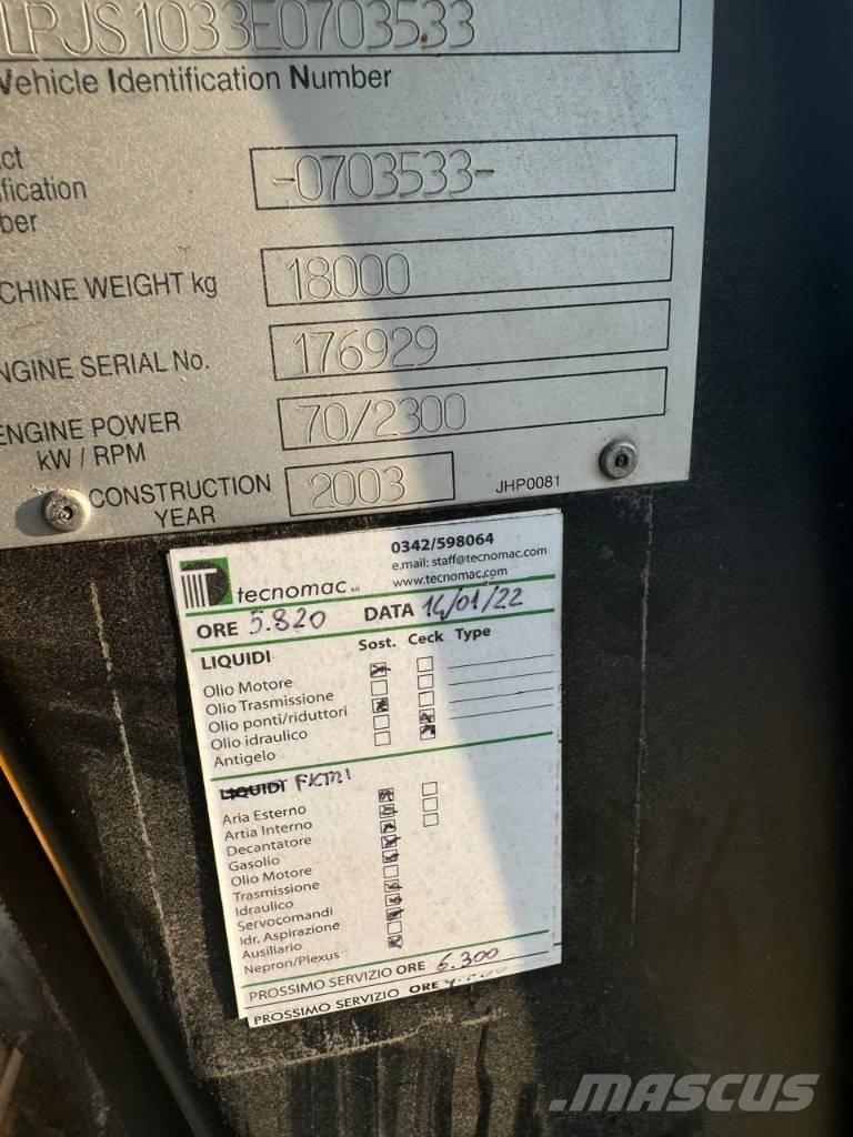 JCB JS 180 Gravemaskiner på larvebånd