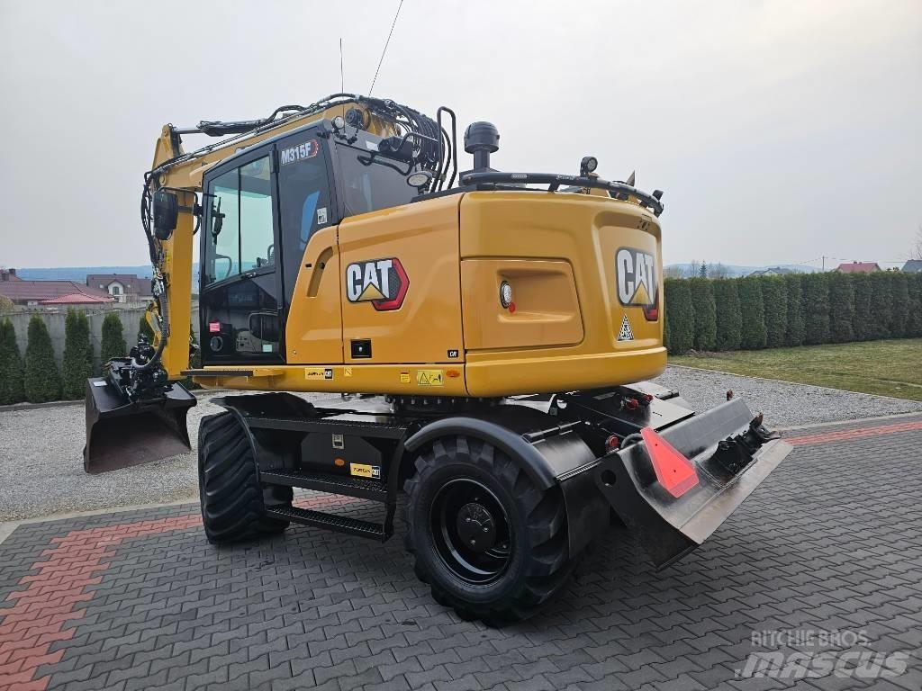 CAT M 315 F Gravemaskiner på hjul
