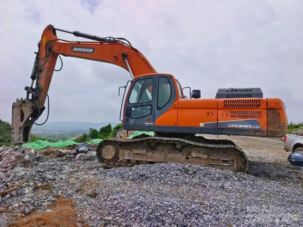 Doosan DX 340 LC-9C Gravemaskiner på larvebånd