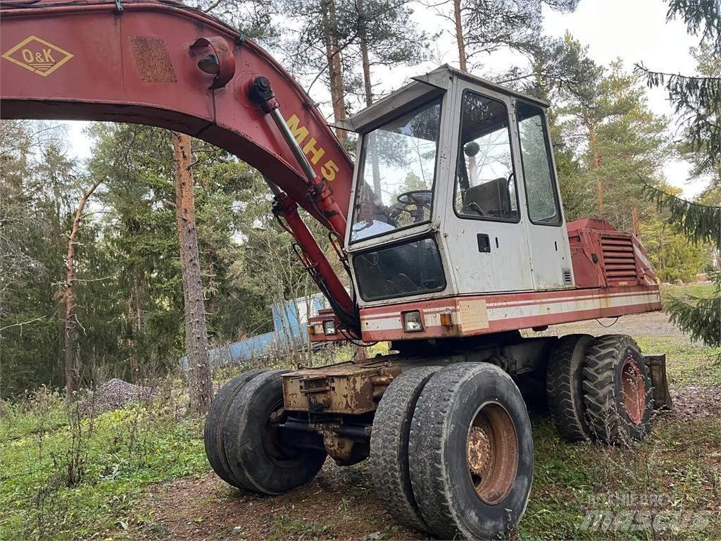 O&K MH5 Gravemaskiner på hjul