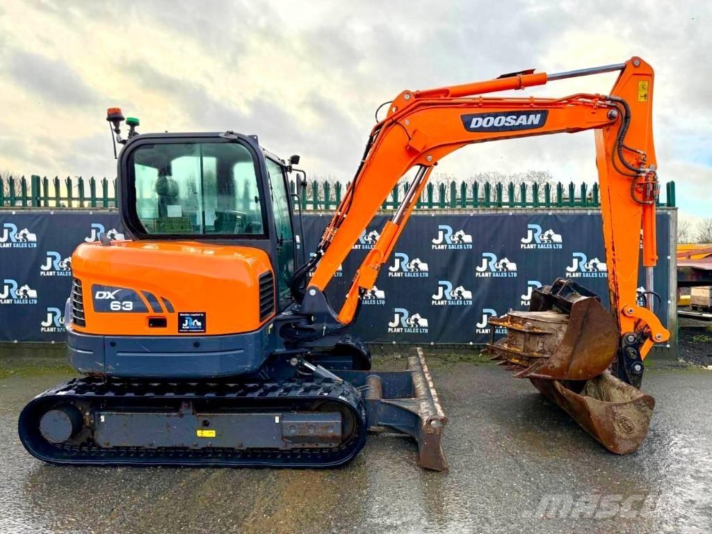 Doosan DX 63-3 Gravemaskiner på larvebånd